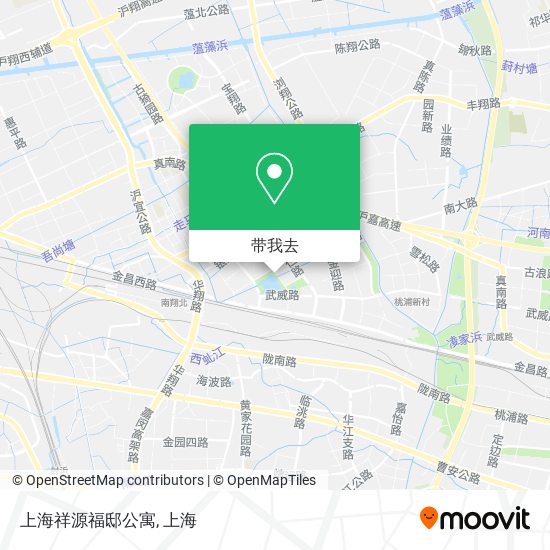 上海祥源福邸公寓地图