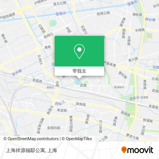 上海祥源福邸公寓地图