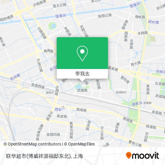 联华超市(博威祥源福邸东北)地图