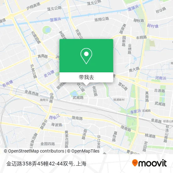 金迈路358弄45幢42-44双号地图