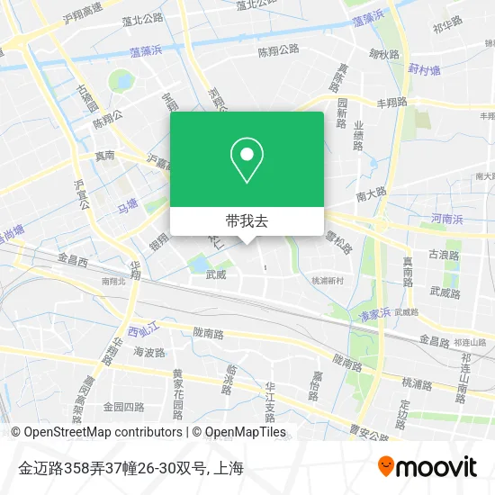 金迈路358弄37幢26-30双号地图
