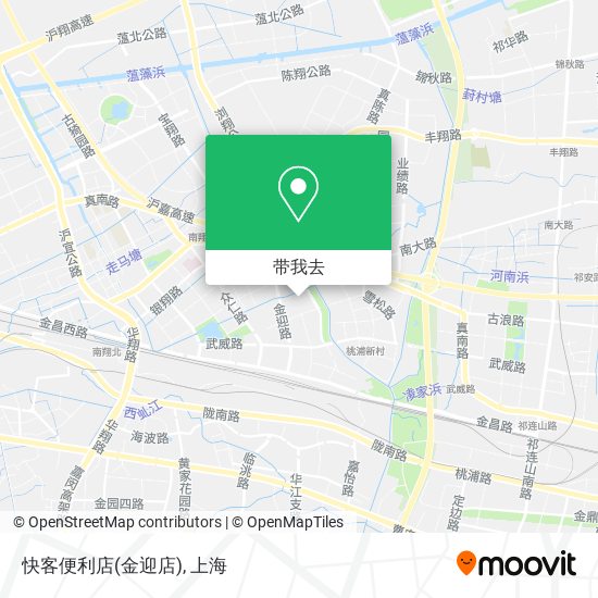 快客便利店(金迎店)地图