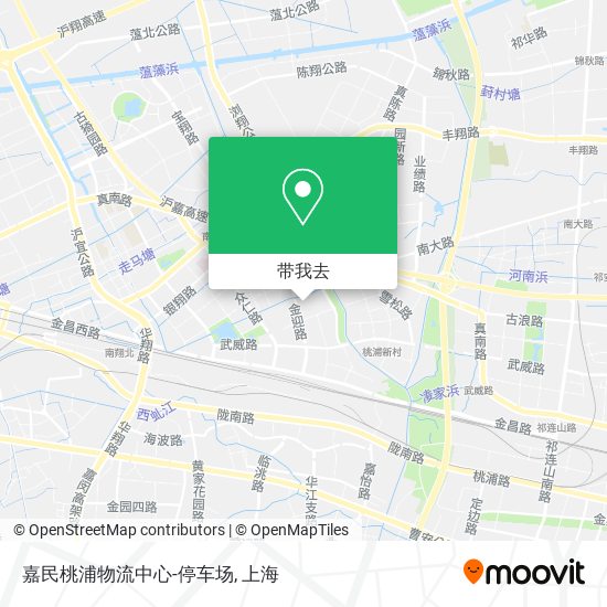 嘉民桃浦物流中心-停车场地图