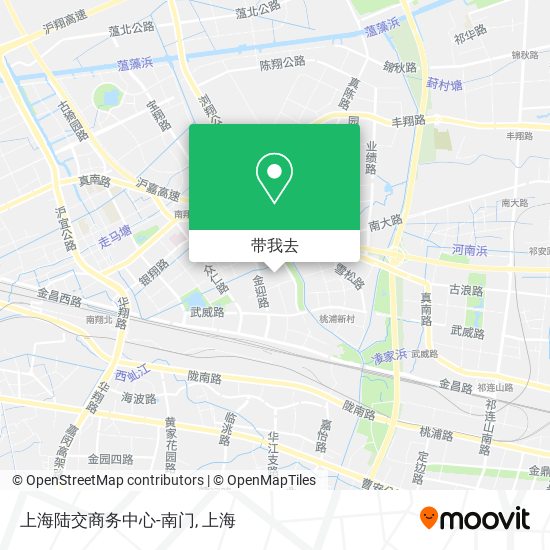 上海陆交商务中心-南门地图
