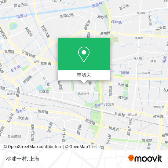 桃浦十村地图