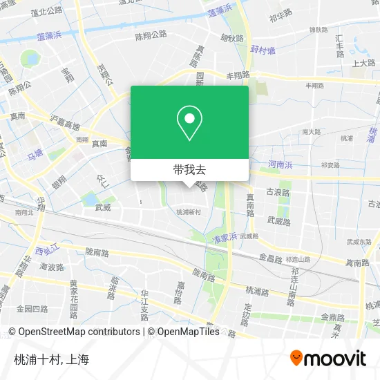 桃浦十村地图