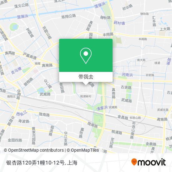 银杏路120弄1幢10-12号地图