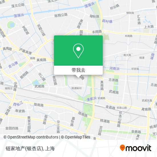 链家地产(银杏店)地图