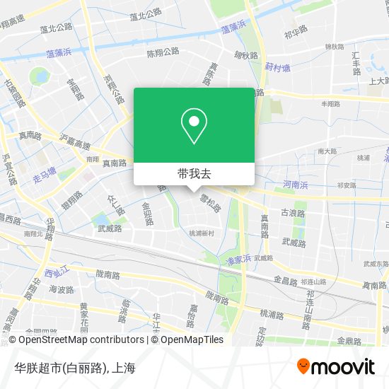 华朕超市(白丽路)地图