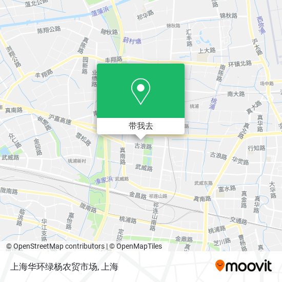 上海华环绿杨农贸市场地图