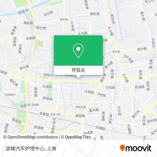 源耀汽车护理中心地图