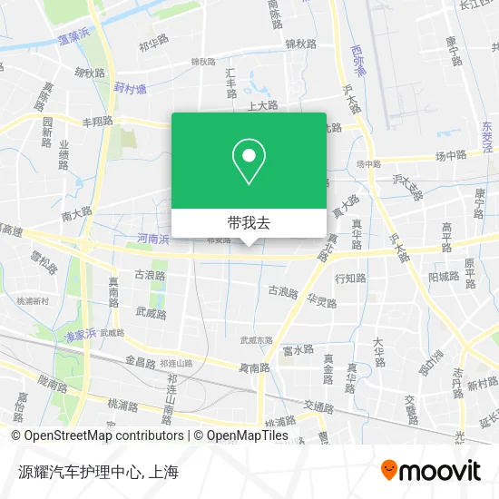 源耀汽车护理中心地图