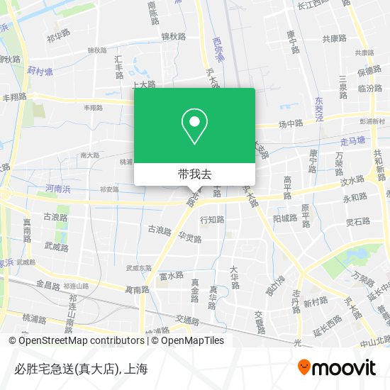 必胜宅急送(真大店)地图