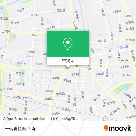 一碗香拉面地图