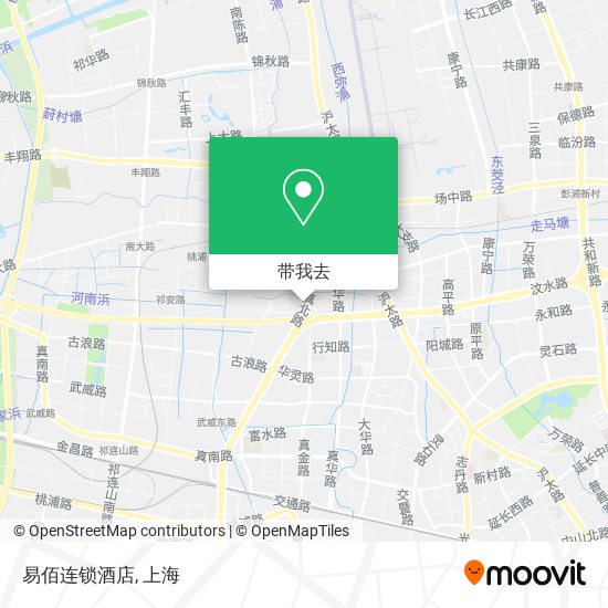 易佰连锁酒店地图