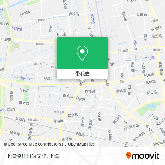 上海鸿祥时尚宾馆地图