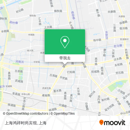 上海鸿祥时尚宾馆地图