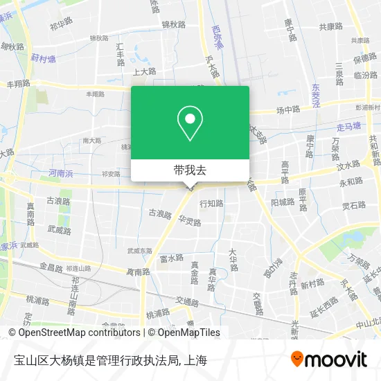 宝山区大杨镇是管理行政执法局地图