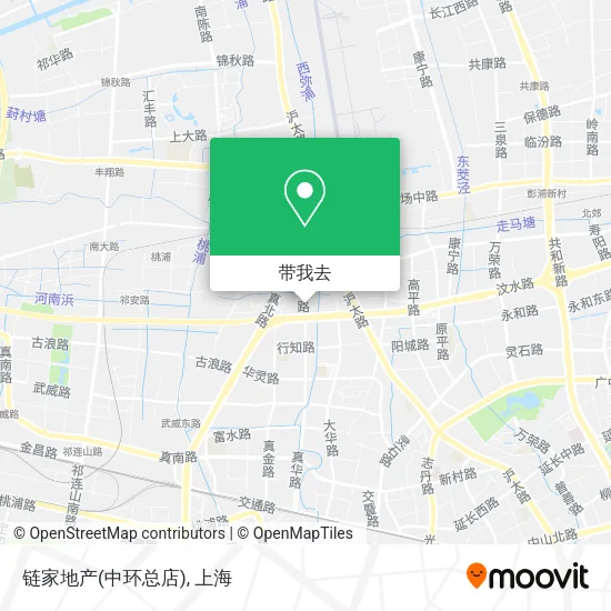 链家地产(中环总店)地图