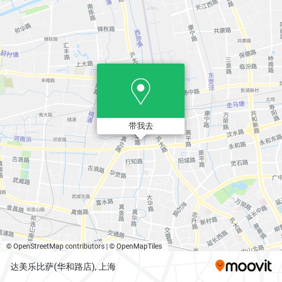 达美乐比萨(华和路店)地图