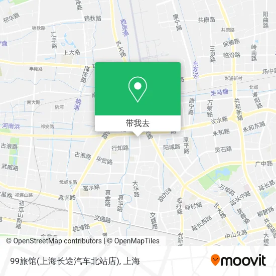 99旅馆(上海长途汽车北站店)地图