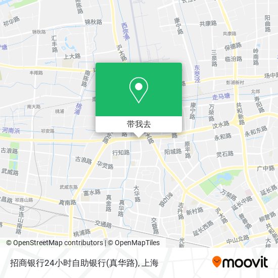 招商银行24小时自助银行(真华路)地图