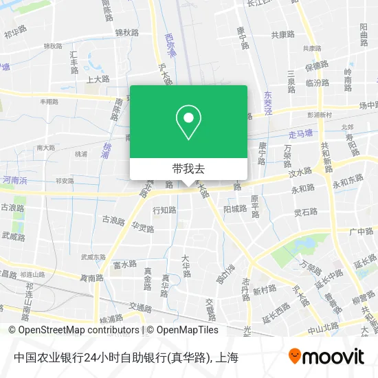 中国农业银行24小时自助银行(真华路)地图