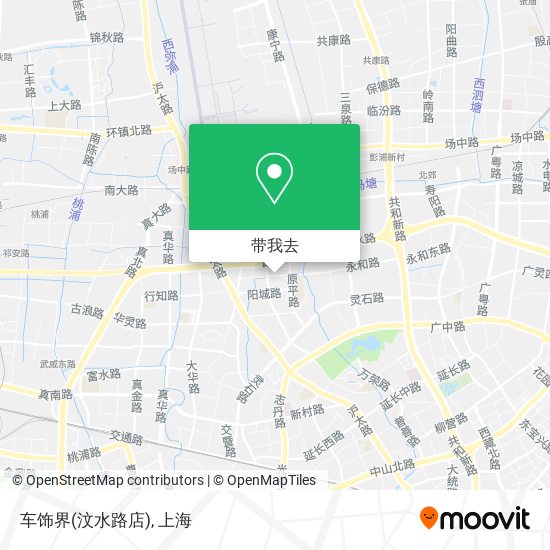 车饰界(汶水路店)地图