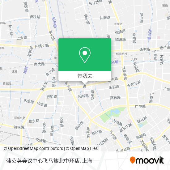 蒲公英会议中心飞马旅北中环店地图