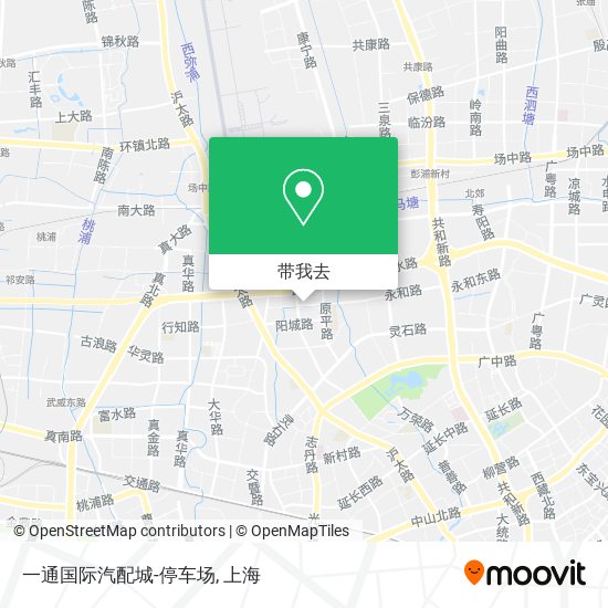 一通国际汽配城-停车场地图