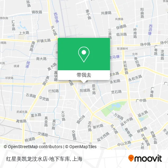 红星美凯龙汶水店-地下车库地图