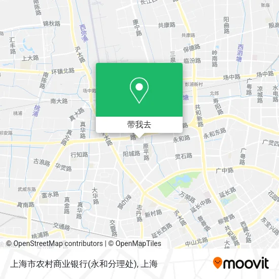 上海市农村商业银行(永和分理处)地图
