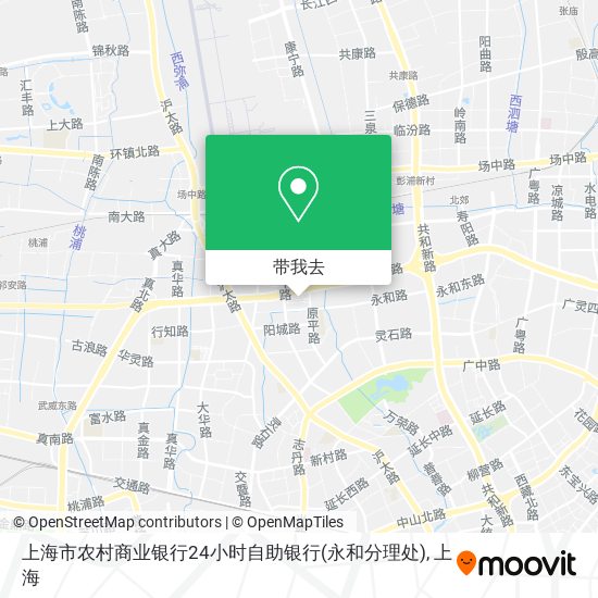 上海市农村商业银行24小时自助银行(永和分理处)地图