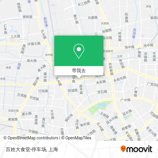 百姓大食堂-停车场地图
