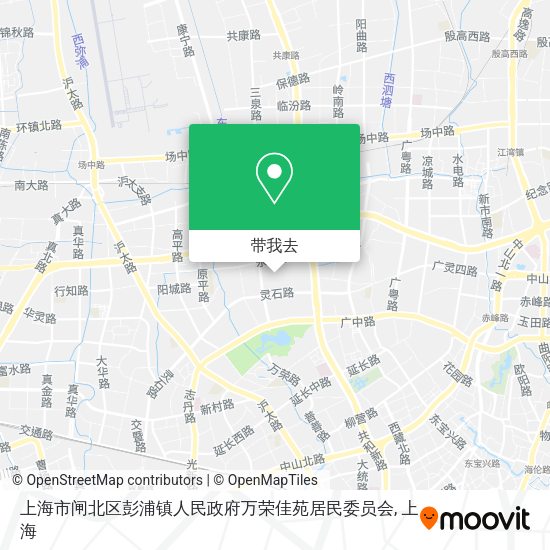 上海市闸北区彭浦镇人民政府万荣佳苑居民委员会地图