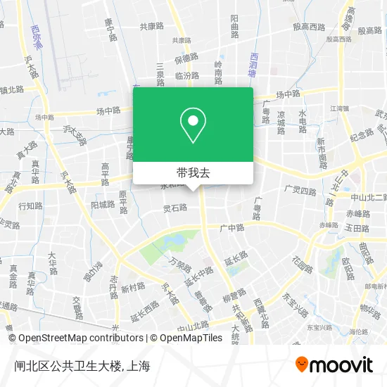 闸北区公共卫生大楼地图