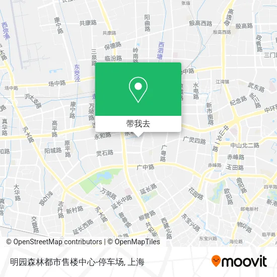 明园森林都市售楼中心-停车场地图