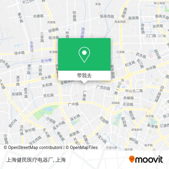 上海健民医疗电器厂地图