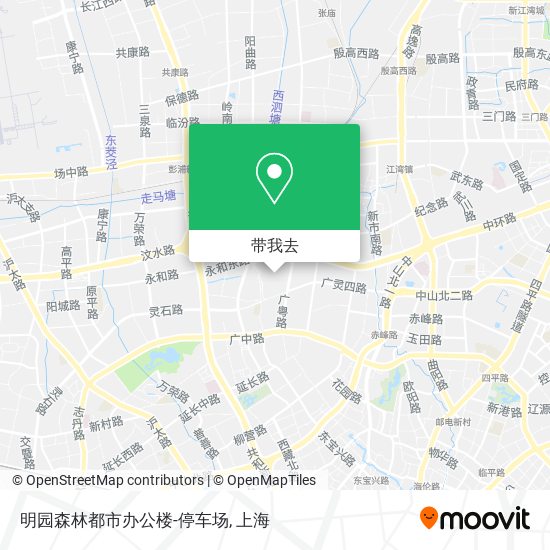 明园森林都市办公楼-停车场地图