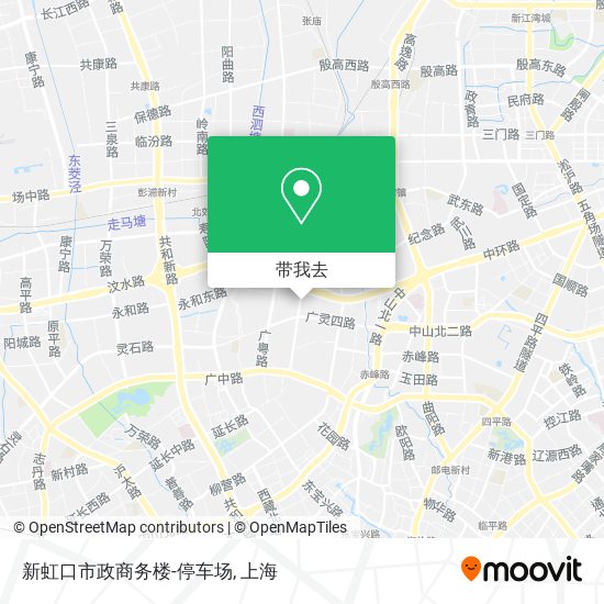 新虹口市政商务楼-停车场地图
