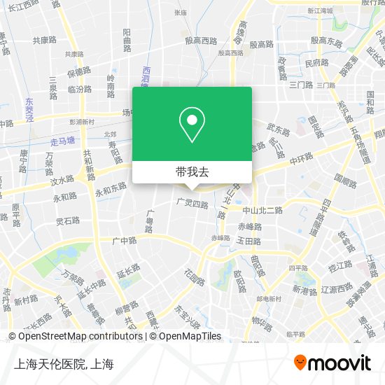 上海天伦医院地图