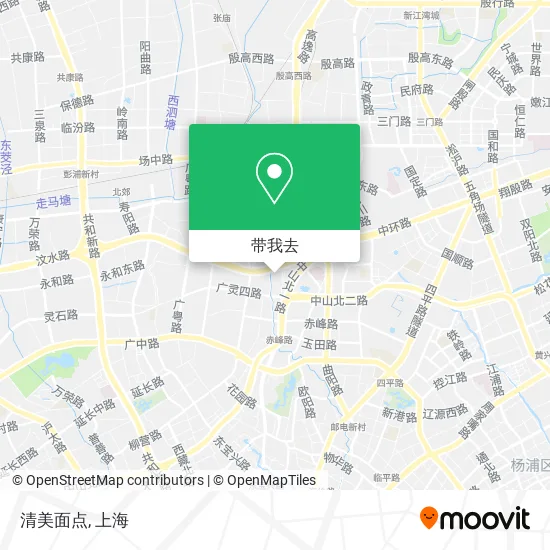 清美面点地图