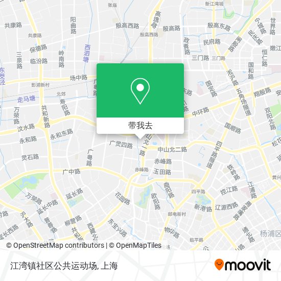 江湾镇社区公共运动场地图
