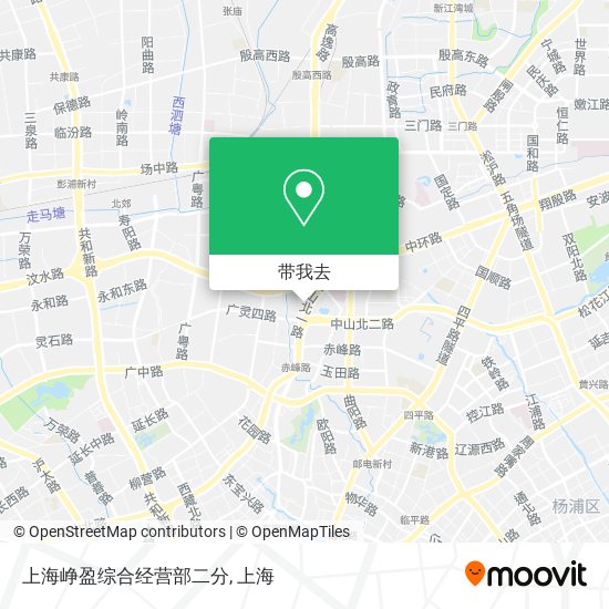 上海峥盈综合经营部二分地图