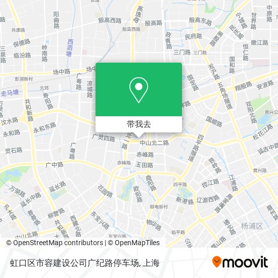 虹口区市容建设公司广纪路停车场地图