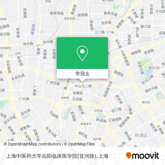 上海中医药大学岳阳临床医学院(甘河路)地图