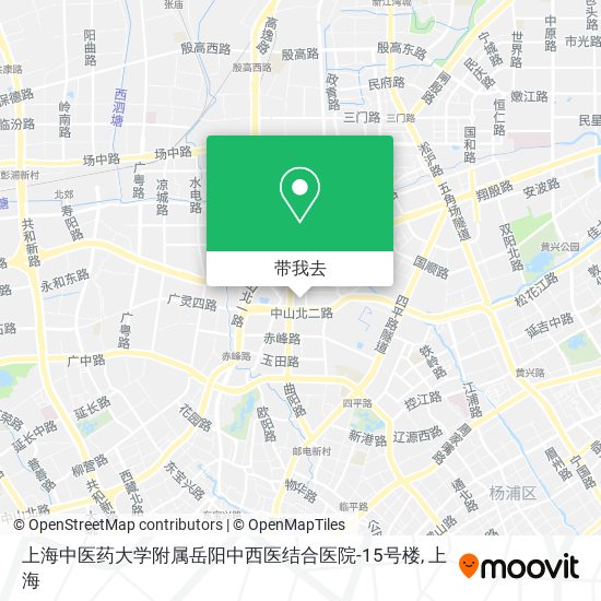 上海中医药大学附属岳阳中西医结合医院-15号楼地图