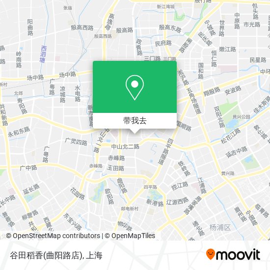 谷田稻香(曲阳路店)地图