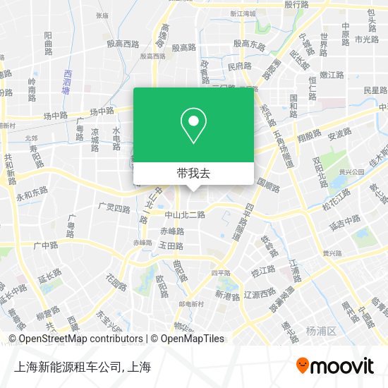 上海新能源租车公司地图