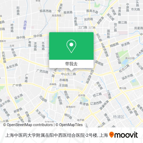 上海中医药大学附属岳阳中西医结合医院-2号楼地图